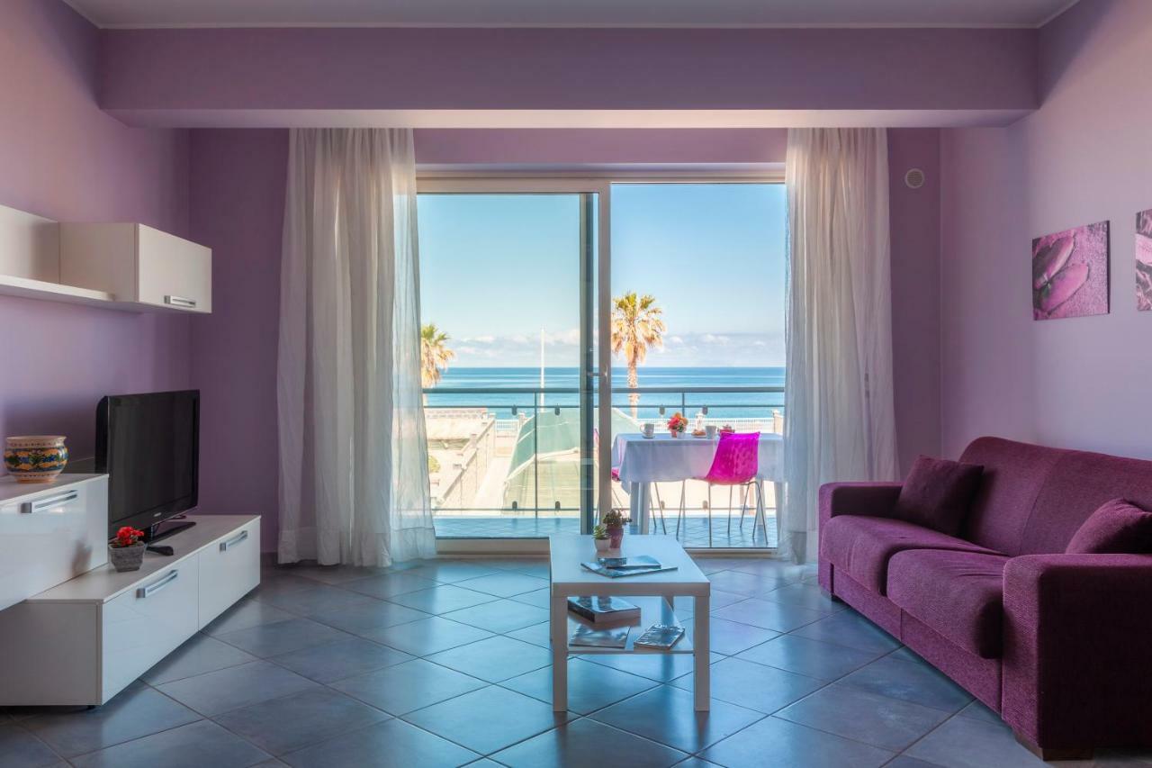 Terraces D'Orlando - Family Apartments With Sea View And Pool Капо-д'Орландо Экстерьер фото